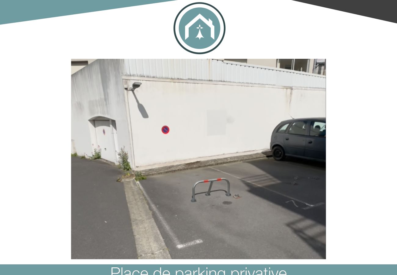 Studio à Brest - Studio récent et moderne, parking, fibre*Ker Vern*