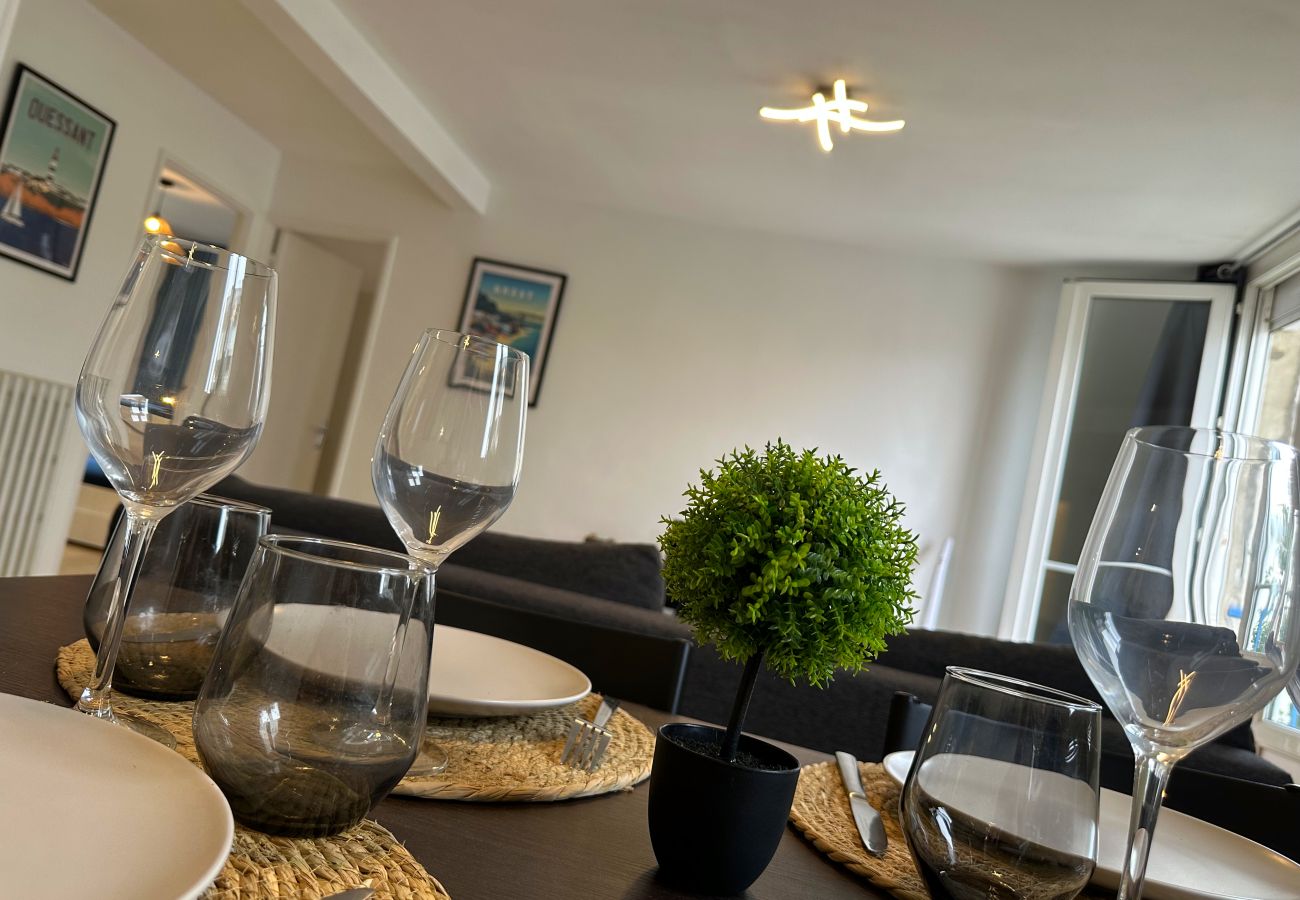 Appartement à Brest - Centre-ville, joli appartement 4 pers. *Ty Kreizh*