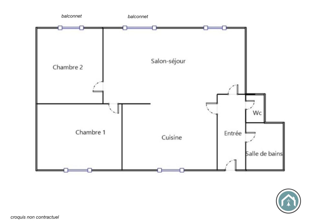 Appartement à Brest - Centre-ville, joli appartement 4 pers. *Ty Kreizh*