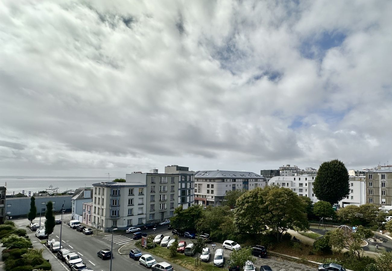 Appartement à Brest - Balcon et vue mer: joli appartement 2 pers*Ty Mor*