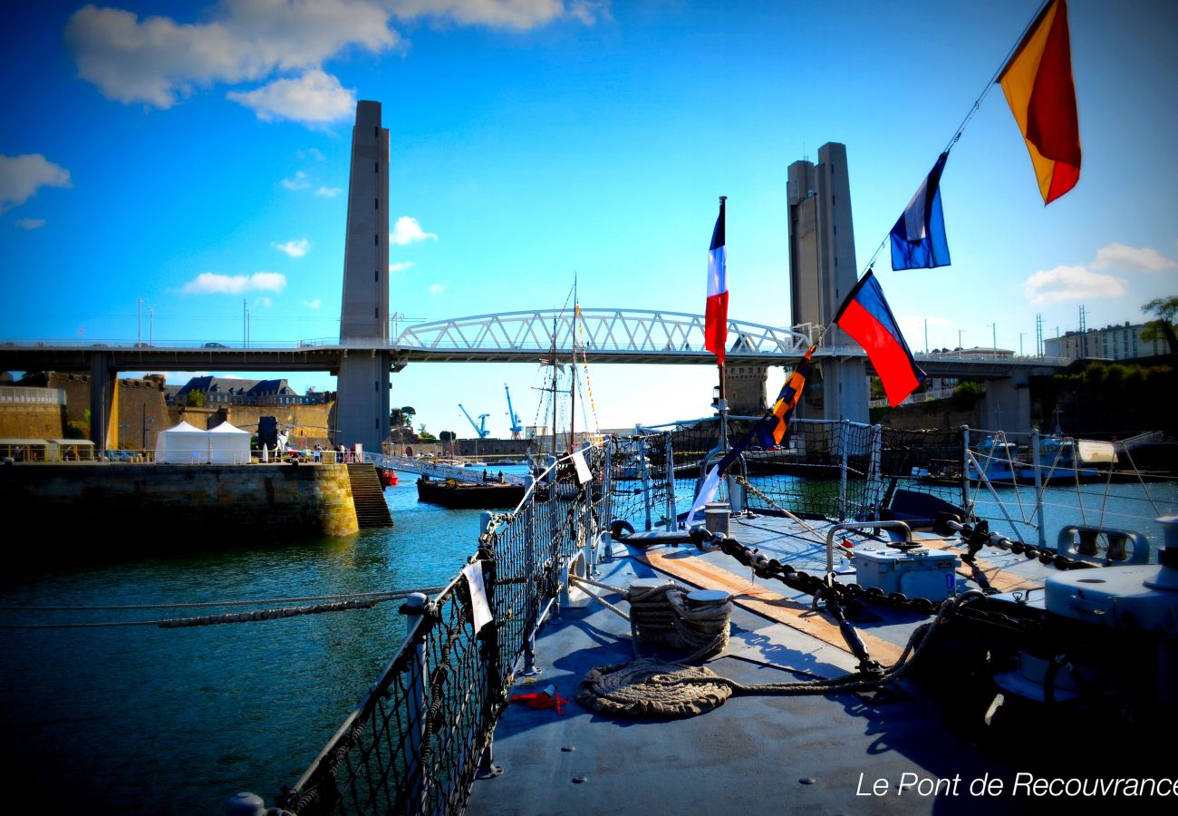 Appartement à Brest - Balcon et vue mer: joli appartement 2 pers*Ty Mor*