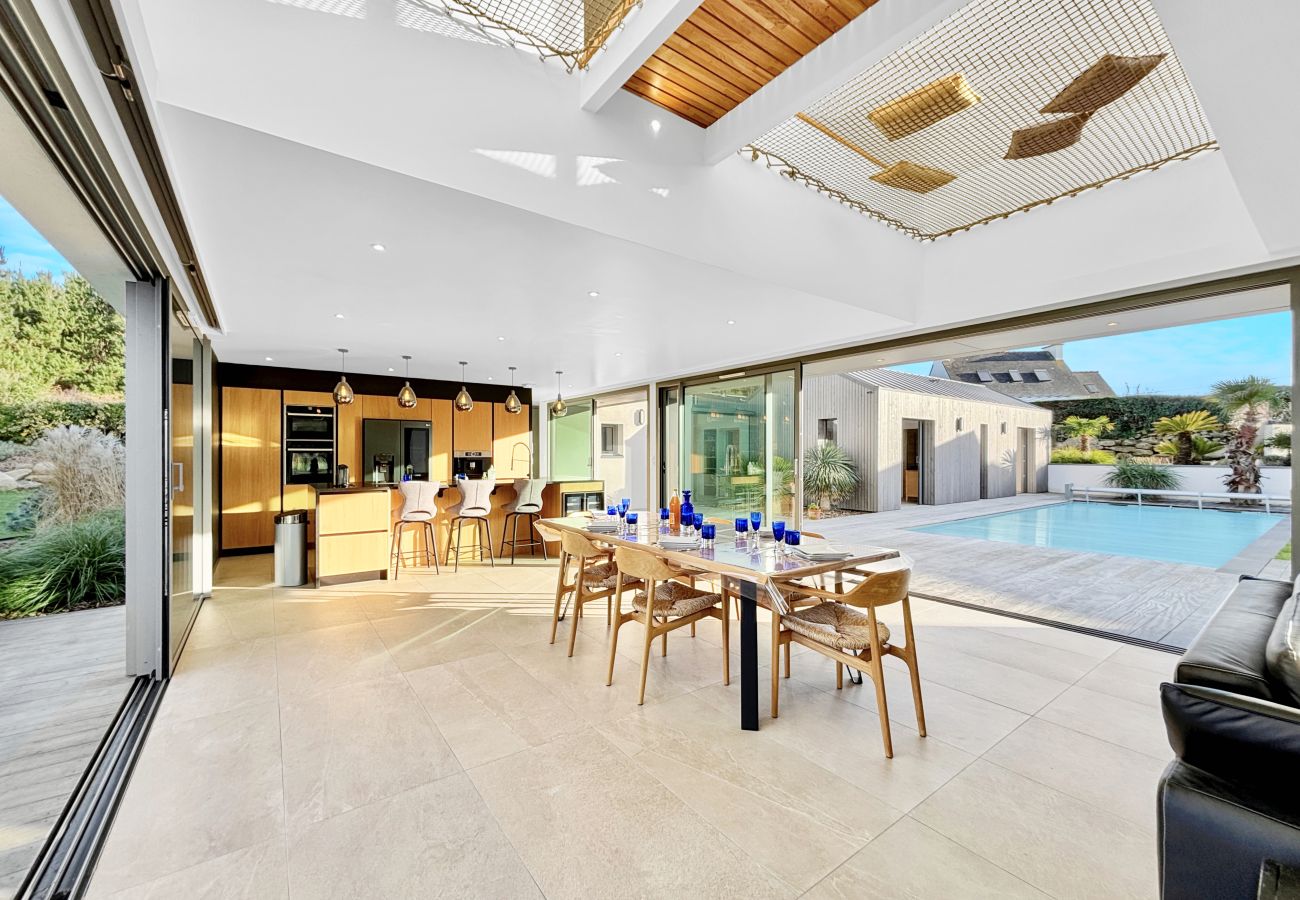 Villa à Plouarzel - Villa d’architecte, piscine, 8 pers *Villa Ar Mor*