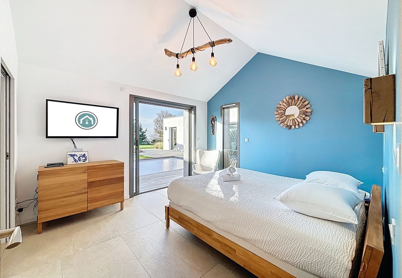 Villa à Plouarzel - Villa d’architecte, piscine, 8 pers *Villa Ar Mor*